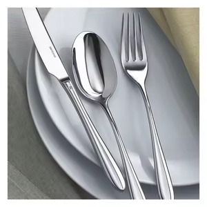 ชุดช้อนส้อมโลหะพรีเมียม สแตนเลสสตีล สำหรับตกแต่งโต๊ะอาหารสไตล์ร่วมสมัย - Product Image 5