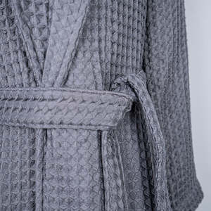 Nesta Sports Luxury 100% Cotton Waffle Robe de chambre pour homme en coton gaufré de haute qualité, super douce et chaude - Product Image 3