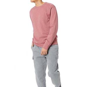 Nuevas Sudaderas de Cuello Redondo para Hombre de Alta Calidad, Diseño Personalizado, 100% Algodón, Color Rosa, Transpirables, Sudaderas Básicas - Product Image 3