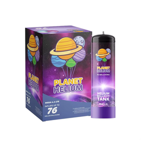 European Standard Planet Helium Jumbo 4.4L High Pressure Steel Helium <b>Gas</b> <b>Cylinder</b> Disposable for Home and Professional Events - Product Image 1