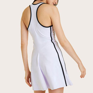 Jupe de tennis très extensible pour femme, vêtements de sport, tenue de compression pour le tennis, robe de yoga et de tennis tendance, qualité supérieure, vente en gros personnalisée - Product Image 4