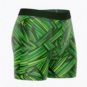 Boxers de compression en toile imprimée personnalisée de haute qualité pour hommes, respirants, à séchage rapide, sous-vêtements de sport athlétiques avec cordon de serrage - Product Image 3