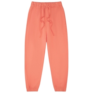 Pantalon de survêtement corail pour homme, taille élastique avec cordon de serrage, décontracté, avec poches latérales, en coton mi-lourd, style printemps - Product Image 2
