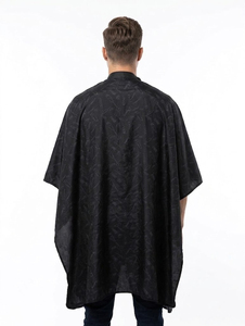 Cape de coiffure professionnelle imperméable, tablier de salon de coiffure, fermeture à boutons, robe de coiffeur - Product Image 2