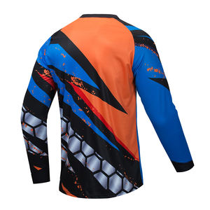 Nueva Camiseta de Ciclismo MTB de Alta Calidad al por Mayor, Jersey Sublimado de Manga Larga, Secado Rápido - Product Image 2