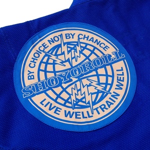 Kimono de Jiu-Jitsu Brasileño Shoyoroll Azul, 100% Algodón, Corte Regular, Unisex para Adultos, Uniforme de Judo, Ropa de Artes Marciales - Product Image 5