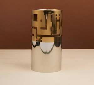 Quemador de Incienso Árabe de Metal de Lujo, Mabkhara, Quemador de Carbón para Oud con Caligrafía Islámica, Decorativo, Fragancia para el Hogar - Product Image 6