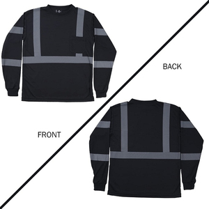 Combinaison de travail pour homme imperméable, respirante, coupe-vent, en coton/polyester, haute visibilité classe 2, gilet de sécurité réfléchissant vert - Product Image 5
