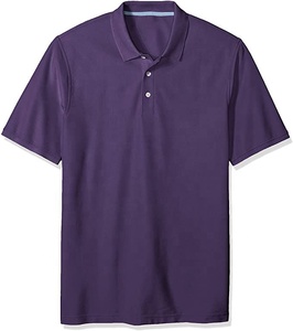 Camiseta Polo de Primera Calidad para Hombre, 100% Algodón, Diseño de Patrón Sólido, Personalizable, MOQ, Venta al Por Mayor Directa de Fábrica - Product Image 3