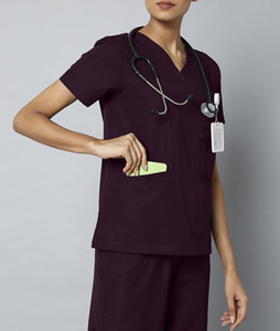 Custom Logo Unisex <b>Plus</b> <b>Size</b> Medical <b>Scrubs</b> Summer <b>Scrub</b> Sets Short Sleeve Jogger Hospital Uniform OEM Service Spandex Spandex - Product Image 6