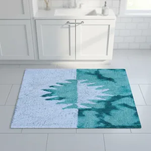 Eco-Friendly Cotton Overdye Washable Woven Bathmat Area Rug <b>Set</b> HILTEX Natural Bathrooms Bedrooms Home Decor Latex Backing - Product Image 1