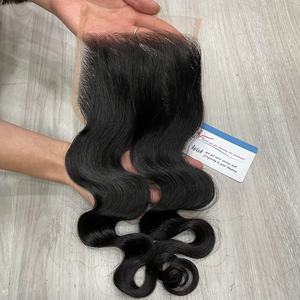 Oferta Especial: Cierre de Encaje con Nudos Pequeños, Cabello de Lujo de Buena Calidad, Encaje HD Transparente, Cabello Vietnamita al por Mayor, Sin Enredos - Product Image 1
