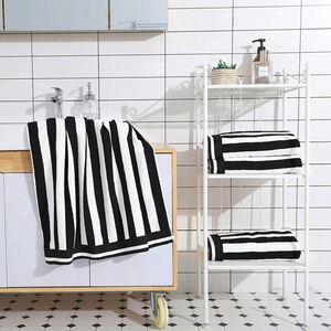 Serviette de bain en coton de style premium, tissu doux et absorbant, pour salle de bain, visage, hôtel, maison, textile de maison, grande serviette de bain en coton - Product Image 3