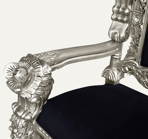 Silla de Trono de Madera de Caoba Sólida Personalizada, Clásica, Duradera, Hecha a Mano, Muebles para Sala de Estar y Eventos - Product Image 5