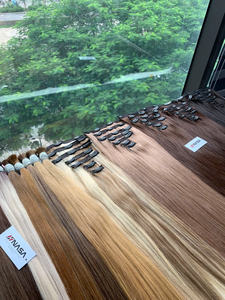 Fábrica de pelo caliente todos los colores extensiones a granel al por mayor crudo vietnamita humano Premium recto - Product Image 3