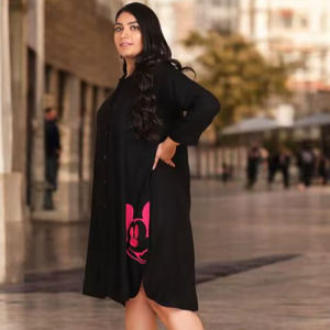 เดรสทรงเอวธรรมชาติปี 2026 สำหรับผู้หญิง ดีไซน์ทันสมัย ผ้าลินิน แขนยาว เดรสยาวปานกลาง ดีไซน์สวยเหมาะกับฤดูร้อน เดรสลำลองสำหรับผู้หญิง ราคาดีที่สุดเสมอ - Product Image 1