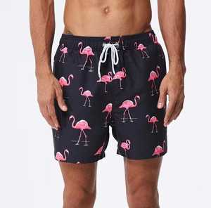 Short de bain camouflage pour homme, séchage rapide, avec cordon de serrage, décontracté, longueur courte, taille mi-haute, en polyester tissé - Product Image 3