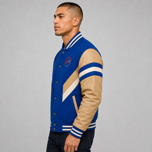 Best Quality Men Varsity Jacket Custom Logo Soft Comfortable Casual Baseball Bomber Streetwear Varsity Jacket High Quality - Product Image 5