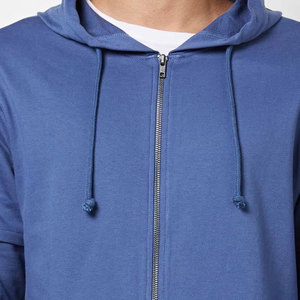 เสื้อสเวตเชิ้ตมีฮู้ดสีน้ำเงินสำหรับผู้ชาย ทรงปกติ ผ้าฝ้ายถัก สวมใส่สบายๆ สำหรับฤดูใบไม้ร่วง - Product Image 6