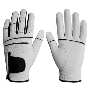 Wholesale OEM Golf Gloves Premium Cabretta Leather Anti-Slip Grip Breathable Lightweight Gloves for Professional GolfPerformance - Product Image 3