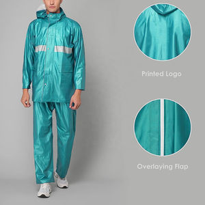 Traje Impermeable para Hombre, Chaqueta y Pantalones Resistentes al Viento, Ropa de Lluvia para Exteriores, Fabricante con Logotipo Personalizado - Product Image 4