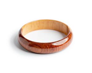 Brazalete de Madera Hecho a Mano, Pulsera de Madera Natural Tallada, Estilo Boho, Joyería Redonda para Mujer, Manualidades y Accesorios de Moda - Product Image 6
