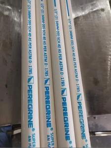 Tuyau de pression en PVC gris de haute qualité, 2 pouces, longueur 3 mètres, système de raccordement Sol-Fit, conduit de circulation d'eau durable à extrémité lisse - Product Image 5