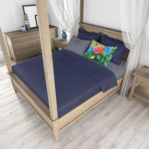 ปลอกหมอนอิงตกแต่งลายไฮเดรนเยียสีน้ำน้ำหนักเบาและนุ่มมากดูแลรักษาง่ายขนาดมาตรฐาน - Product Image 4