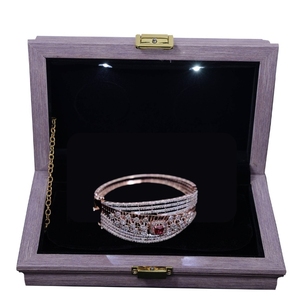 Pulsera de Diamantes Ovalada de Oro Rosa de 9K para Mujer, 4.91 CT, Diamante Natural, Color SI GH, Chapado en Rodio, Certificado IGI, Moderna, Elegante y a la Moda - Product Image 1