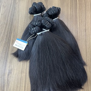 ผ้าทอสีดำธรรมชาติสำหรับมัดผมดิบ - Product Image 5