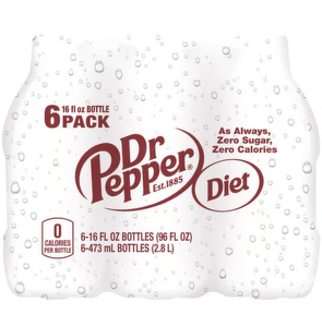 Diet Dr Pepper 23 Flavor Blend 6x16.9 Fl Oz Bottles Refreshing <b>Soft</b> <b>Drink</b> With Zero Calories Wholesale Distribution Networks - Product Image 2