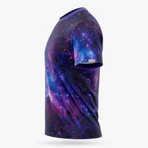 T-shirt décontracté en tricot à sublimation graphique personnalisée 180g, tissu 100% polyester, confortable pour un usage quotidien, séchage rapide, respirant - Product Image 5