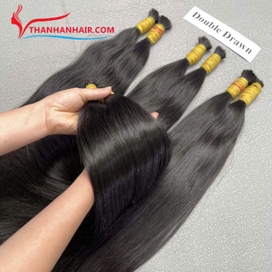 Cheveux humains vierges bruts 100% naturels, cheveux raides en vrac, sans trame, vente en gros - Product Image 5