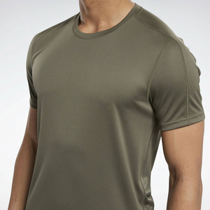 Camiseta personalizada de manga corta, elegante y a la moda, de algodón orgánico, con cuello redondo y dobladillo liso, para hombre. - Product Image 4