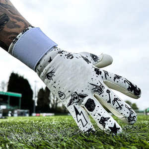 Guantes de Portero Profesionales Personalizados de Alta Calidad, Transpirables, Antideslizantes, de Goma para Exteriores, Color Azul, Gran Venta - Product Image 2