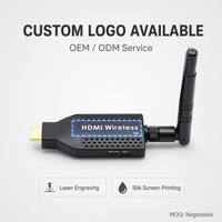 Extensor HDMI Inalámbrico PINWEI 1080P Full HD de 150m, Kit de Video TX RX 1TX a 4RX, 2.4G 5GHz para Pantallas de Conferencias y Reuniones