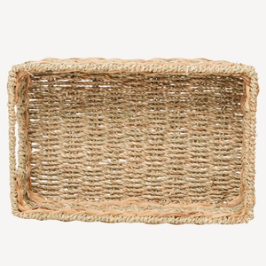 Cesta de Almacenamiento Rectangular de Jacinto de Agua y Pasto Marino a Precio de Mayoreo para Decoración del Hogar y Oficina, Hecha en Vietnam - Product Image 3