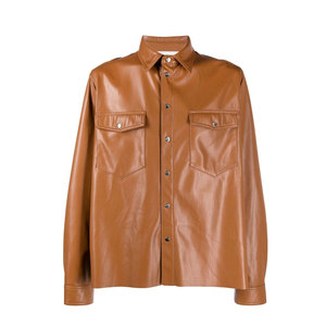 Chemise en cuir d'hiver décontractée et professionnelle anti-rides avec poches poitrine – Confortable et facile à porter, qualité supérieure pour le quotidien - Product Image 1