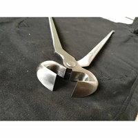 GOLDEN Hufschere aus Edelstahl, leichte Flachzange, Hufpflegewerkzeug, Hufnagelzange, Handwerkzeug, Zaumzeugzubehör für Rennpferde