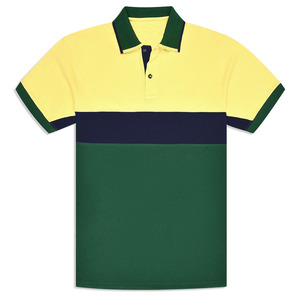 Polo en coton polyester avec logo brodé personnalisé, uniforme d'entreprise, polo à manches courtes, t-shirt polo pour homme - Product Image 3