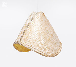 Handmade Bamboo Pendant Light Bohemian Woven Lamp Shade Eco Friendly <b>Ceiling</b> Lighting OEM Supplier Vietnam - Product Image 1