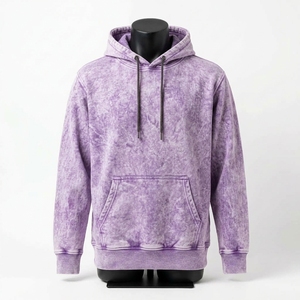 Service OEM – Sweat à capuche personnalisé délavé à l'acide, 100 % coton respirant, pour homme, hiver - Product Image 1
