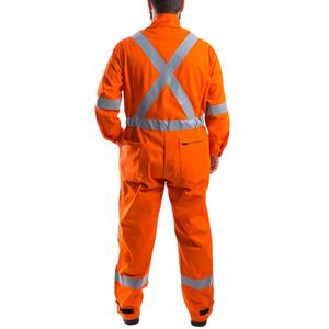 Vêtements de travail haute visibilité, sécurité, réfléchissants, respirants, en coton et polyester, ignifuges, résistants à la chaleur 800°C, antistatiques - Product Image 3