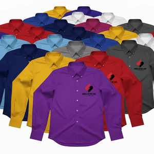 <b>Men</b> Casual <b>Dress</b> Shirt Long Sleeve Slim Fit Cotton Formal Business Office Wear Smart Shirt for <b>Men</b> Lightweight Comfortable - Product Image 4