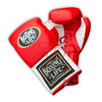 Profesyonel Boks Eldivenleri Hakiki Deri Kaymaz Hızlı Kuruyan Etkili Şok Emici Özelleştirilmiş Renkli Logo Sparring