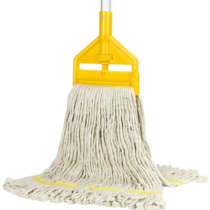 Serpillère en coton à boucles robustes, qualité commerciale et industrielle, pour le nettoyage des sols domestiques et en bois dur - Product Image 1