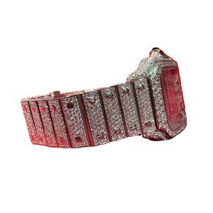 Montre automatique unisexe entièrement sertie de moissanite, best-seller, montre de luxe classique hip-hop, autre montre en acier inoxydable résistante à l'eau - Product Image 1