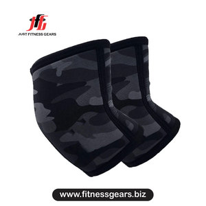 Genouillère de compression en néoprène, universelle, unisexe, noire et rouge, pour protection - Product Image 6