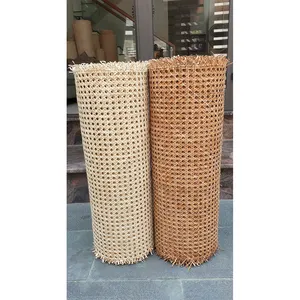 Best Selling Rattan Webbing Natural Raw Material Rattan Cane Webbing Roll Paper Rattan Made in Vietnam