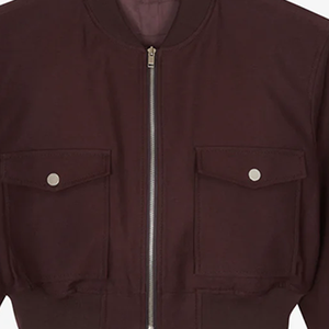 Blouson Bomber Unisexe PB&ZA Printemps 2026 à Fermeture Éclair, Chic Vintage, Manches Longues, Léger, Imperméable, Réversible - Product Image 5